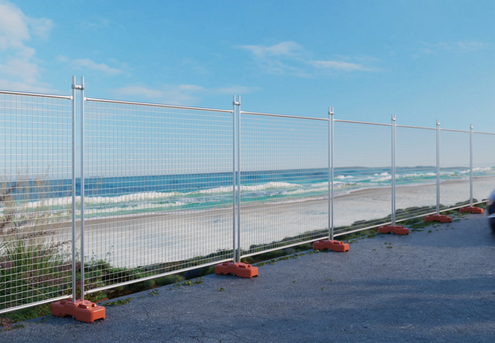 Australia Welded Portable Fence Combined With Round Frame